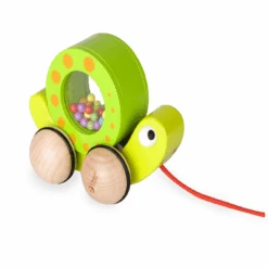 Classic World Pull Snail And Rattle
