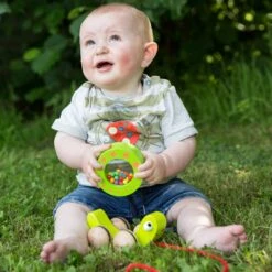 Classic World Pull Snail And Rattle -Kiddies Kingdom Store Classic World Pull Snail and Rattle3