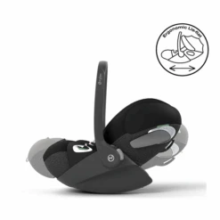 Cybex Cloud T I-Size Car Seat – Sepia Black -Kiddies Kingdom Store Cybex Cloud T i Size Baby Car Seat Sepia Black 5