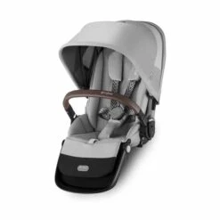 Cybex Gazelle S Twin Pushchair Lava Grey With Carrycots -Kiddies Kingdom Store Cybex Gazelle S Seat Unit Lava Grey 1