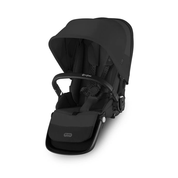Cybex Gazelle S Twin Pushchair Moon Black With Carrycots 9 Cybex Gazelle S Twin Pushchair Moon Black With Carrycots - Image 9
