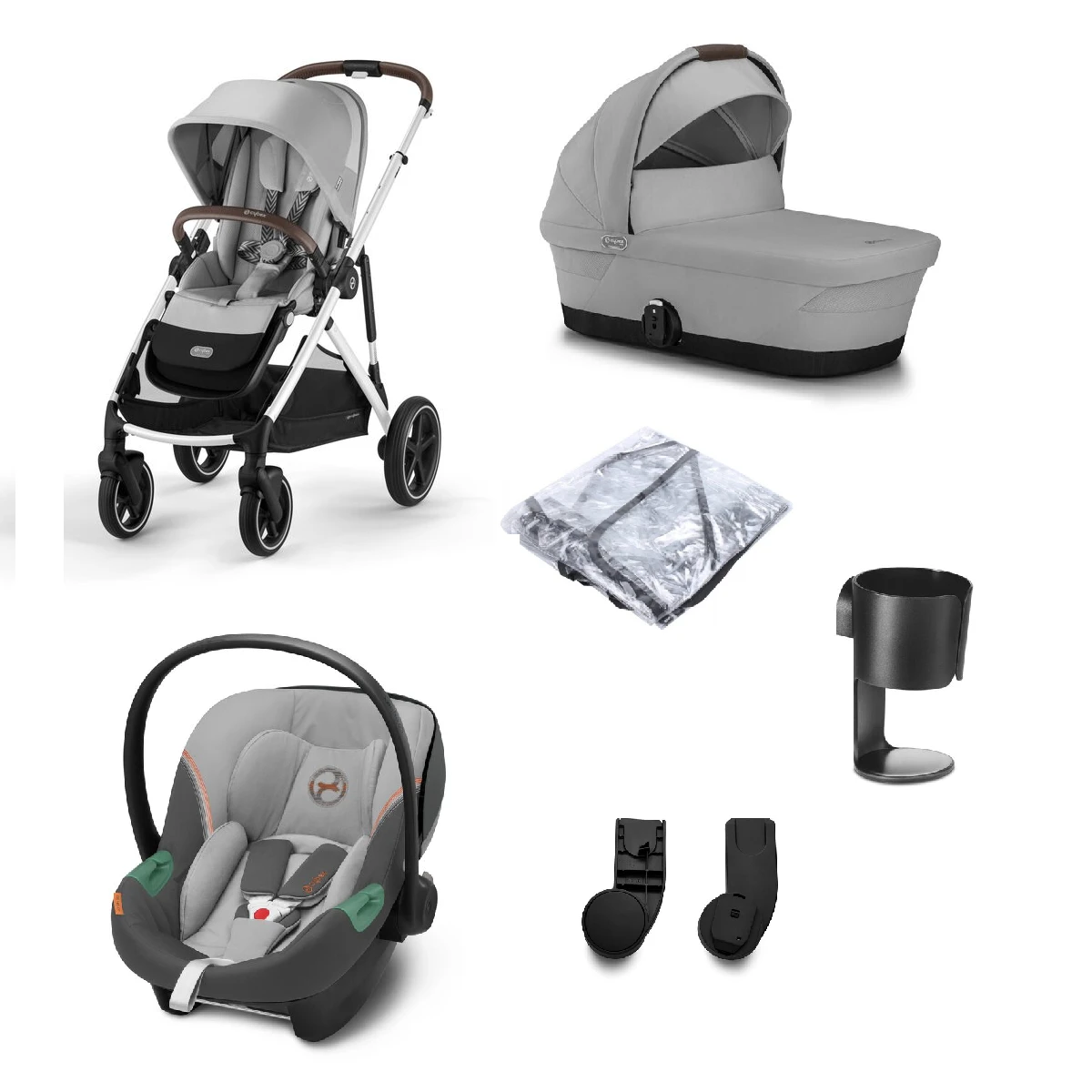 Cybex Gazelle S Travel System Lava Grey 1 Cybex Gazelle S Travel System Lava Grey