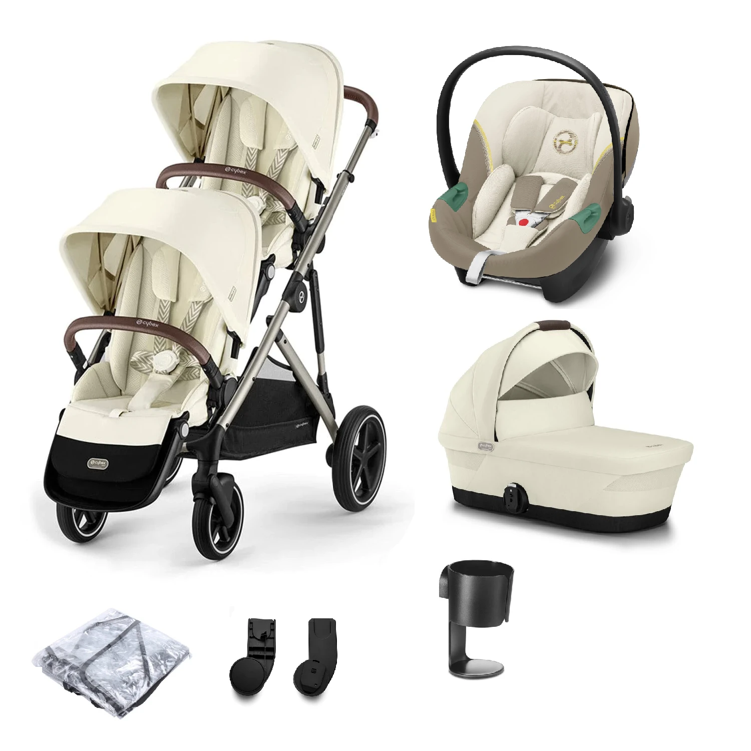 Cybex Gazelle S Newborn And Toddler Bundle Seashell Beige 1 Cybex Gazelle S Newborn And Toddler Bundle Seashell Beige