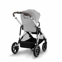 Cybex Gazelle S Twin Pushchair Lava Grey With Carrycots -Kiddies Kingdom Store Cybex Gazelle S Twin Pushchair Lava Grey 3 2