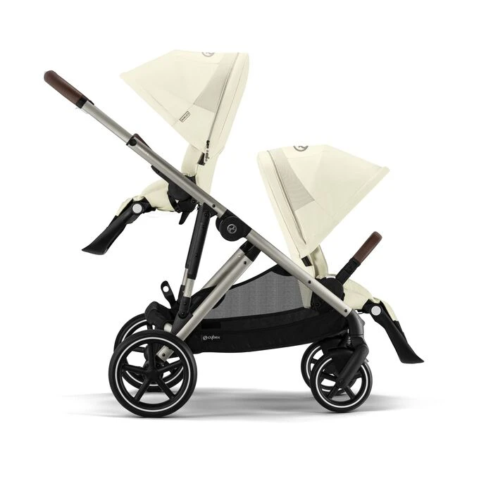 Cybex Gazelle S Twin Pushchair Seashell Beige 5 Cybex Gazelle S Twin Pushchair Seashell Beige - Image 5