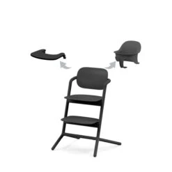 Cybex Lemo 3-in-1 Highchair Set – Stunning Black