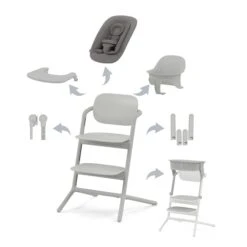Cybex Lemo 5-in-1 Highchair Set – Suede Grey