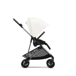 Cybex Melio Travel System Canvas White -Kiddies Kingdom Store Cybex Melio Pushchair Canvas White 4 1