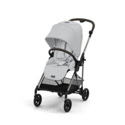 Cybex Melio Travel System Fog Grey -Kiddies Kingdom Store Cybex Melio Pushchair Fog Grey