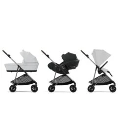 Cybex Melio Travel System Fog Grey -Kiddies Kingdom Store Cybex Melio Pushchair Fog Grey 8