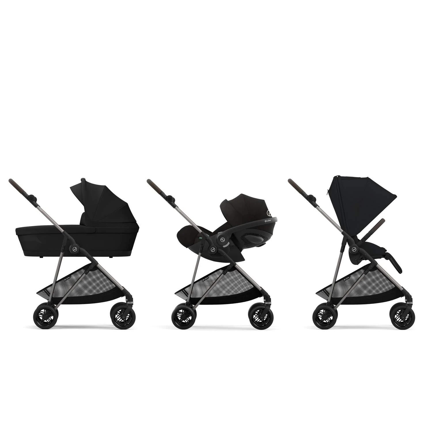 Cybex Melio Travel System Moon Black 8 Cybex Melio Travel System Moon Black - Image 8