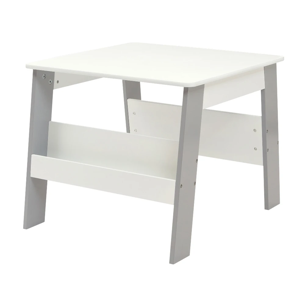 Liberty House Toys Grey And White Bookshelf Table And Chair Set 5 Liberty House Toys Grey And White Bookshelf Table And Chair Set - Image 5