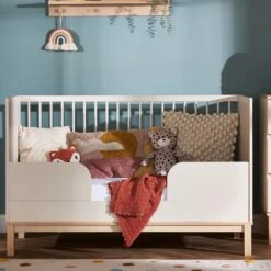 Obaby Astrid Cot Bed – Satin/Oak 12 Obaby Astrid Cot Bed – Satin/Oak -Kiddies Kingdom Store DBHRU5 3
