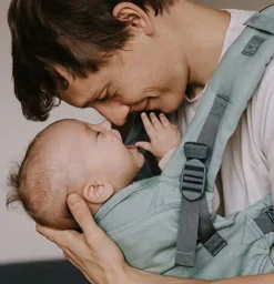 Tutti Bambini Boba X Baby Carrier Sea Mist -Kiddies Kingdom Store DFG 3