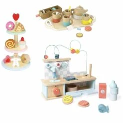 Vilac Multi Activity Wooden Kitchen Bundle
