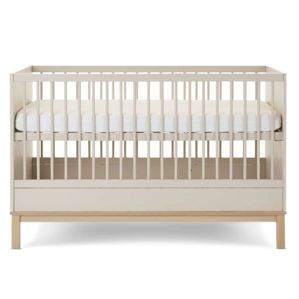 Obaby Astrid Cot Bed – Satin/Oak 2 Obaby Astrid Cot Bed – Satin/Oak - Image 2