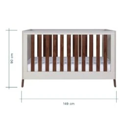 Tutti Bambini Fuori Cot Bed – Warm Walnut/White Sand 17 Tutti Bambini Fuori Cot Bed – Warm Walnut/White Sand -Kiddies Kingdom Store DR5