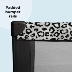 My Babiie Leopard Travel Cot -Kiddies Kingdom Store DRUT6I