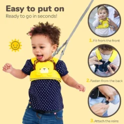 Trunki Walking Reins/Safety Harness – Leeroy -Kiddies Kingdom Store ER567
