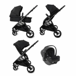 Estilo Bebe Otter I-Size Travel System – Midnight Black