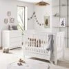 Babymore Eva Dropside 2 Piece Nursery Room Set – White