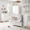 Babymore Eva Dropside 4 Piece Nursery Room Set – White