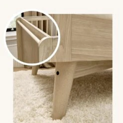 Mamas & Papas Coxley Cotbed Natural -Kiddies Kingdom Store FDTHU68