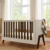 Tutti Bambini Fuori Cot Bed – Warm Walnut/White Sand