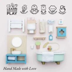 Le Toy Van Bay Tree Doll House With Furniture 12 Le Toy Van Bay Tree Doll House With Furniture -Kiddies Kingdom Store FGH 13