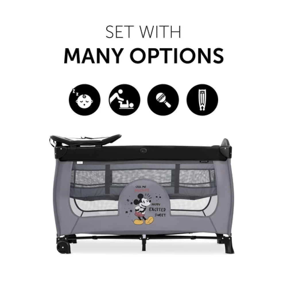 Hauck Sleep N Play Center – Mickey Mouse Grey 6 Hauck Sleep N Play Center – Mickey Mouse Grey - Image 6