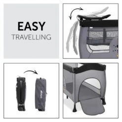 Hauck Sleep N Play Center – Mickey Mouse Grey 18 Hauck Sleep N Play Center – Mickey Mouse Grey -Kiddies Kingdom Store FHJTU68