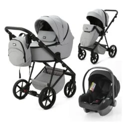 Mee-Go Milano Evo Newborn Travel System Builder – Stone Grey
