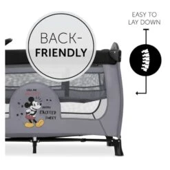 Hauck Sleep N Play Center – Mickey Mouse Grey 16 Hauck Sleep N Play Center – Mickey Mouse Grey -Kiddies Kingdom Store FURU