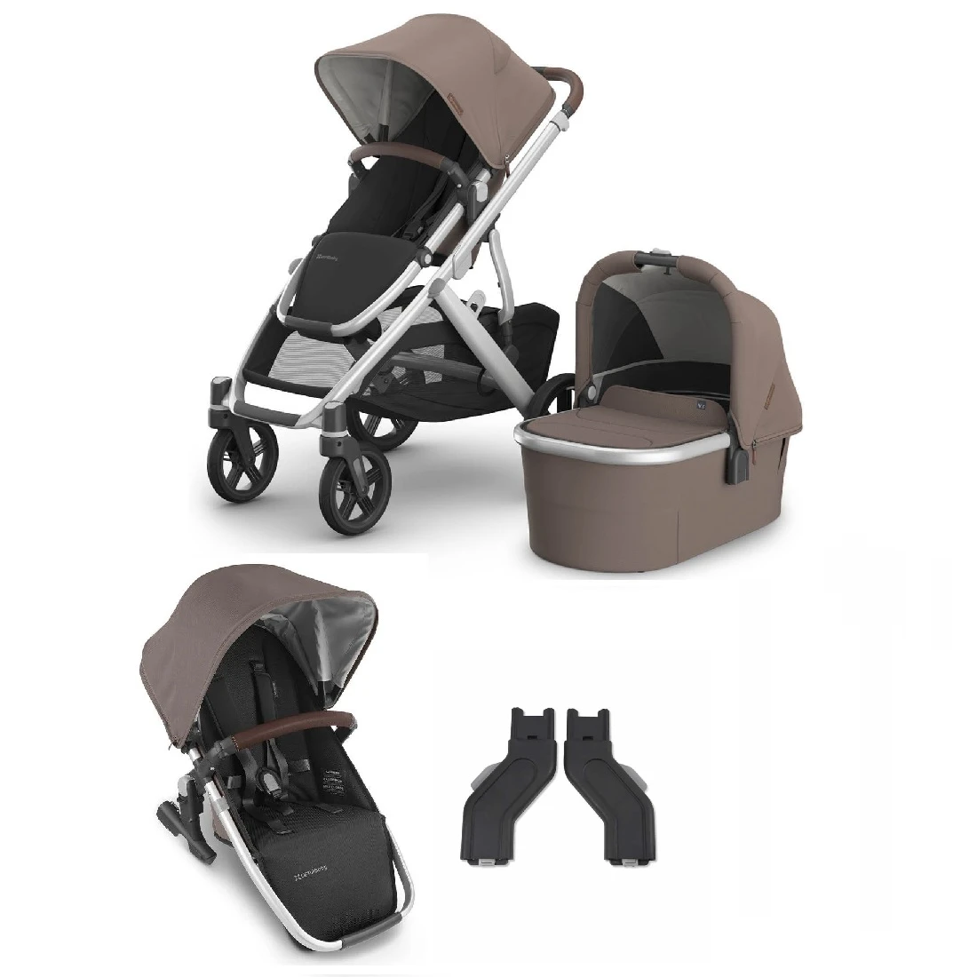 UPPAbaby VISTA V3 Double Pushchair And Carrycot – Theo 1 UPPAbaby VISTA V3 Double Pushchair And Carrycot – Theo