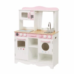 Liberty House Toys Country Play Kitchen With 9 Wooden Accessories 18 Liberty House Toys Country Play Kitchen With 9 Wooden Accessories -Kiddies Kingdom Store GFGFFGG