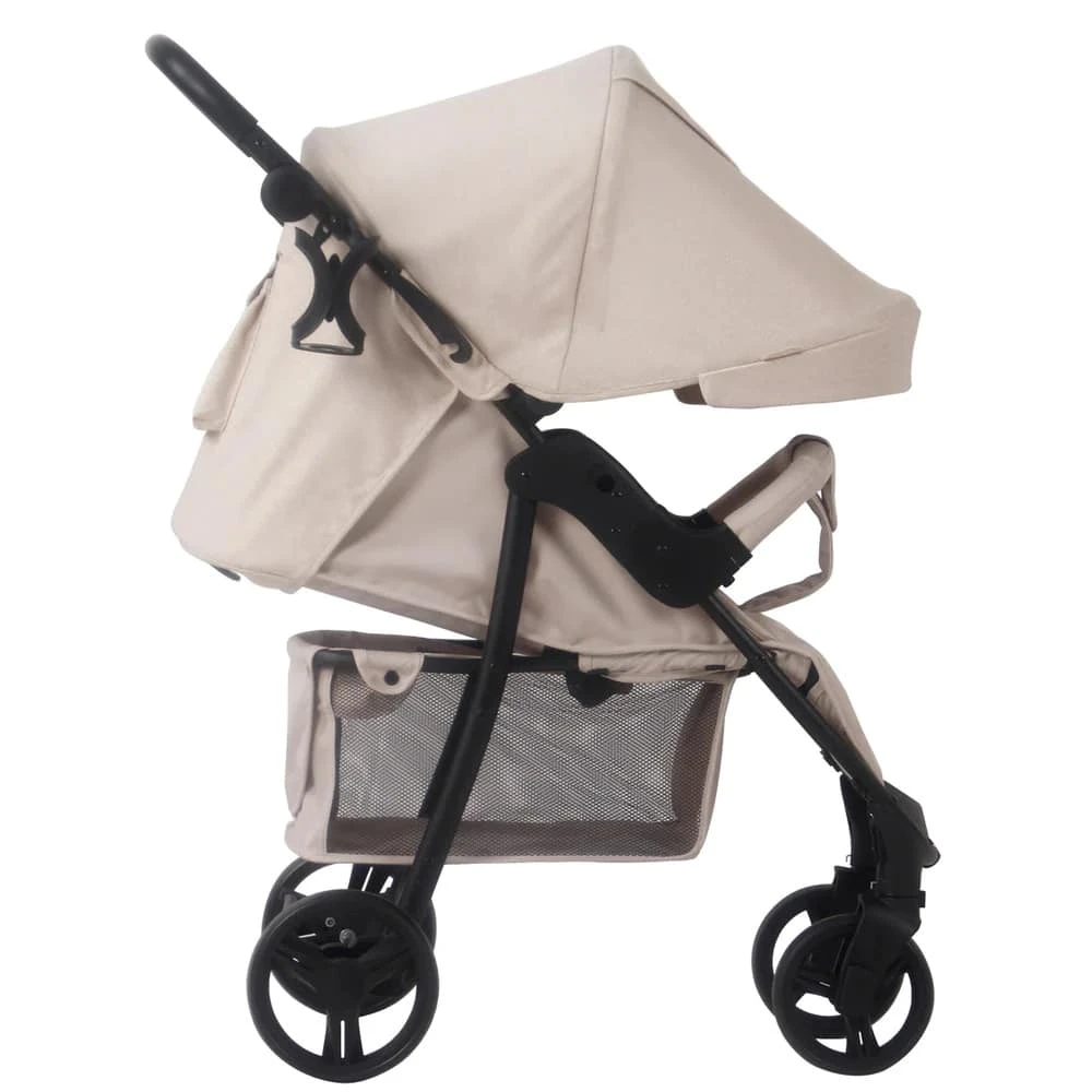 My Babiie Plus Pushchair – Oatmeal 2 My Babiie Plus Pushchair – Oatmeal - Image 2