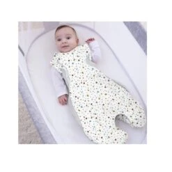 Purflo Swaddle To Sleep Bag Scandi Spot 0-4 Months, 0.5 Tog -Kiddies Kingdom Store GJGGJ