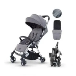 Miniuno Touchfold Stroller – Grey