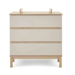 Obaby Astrid 4 Piece Nursery Room Set/Mattress- Satin/Oak -Kiddies Kingdom Store HJ 1