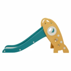 Liberty House Toys Green And Gold Kids Rocket Slide -Kiddies Kingdom Store HKKHKH