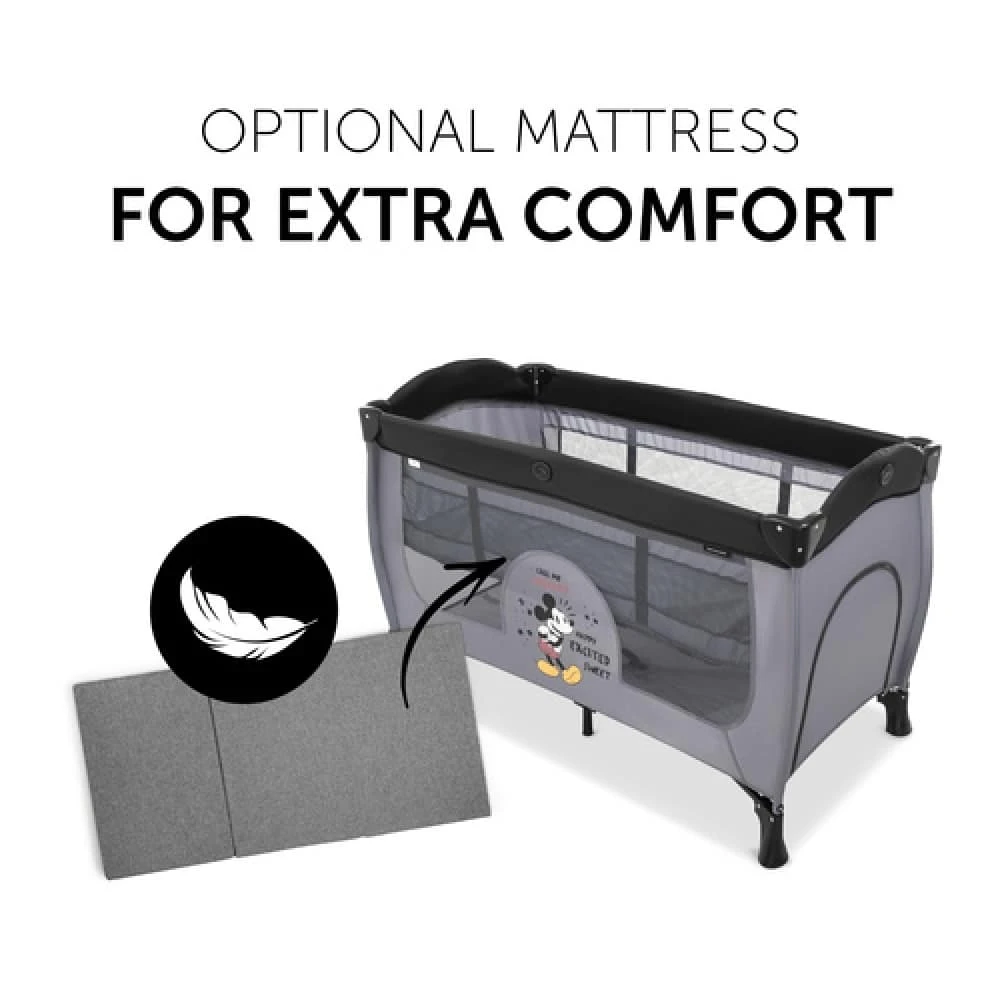 Hauck Sleep N Play Center – Mickey Mouse Grey 4 Hauck Sleep N Play Center – Mickey Mouse Grey - Image 4
