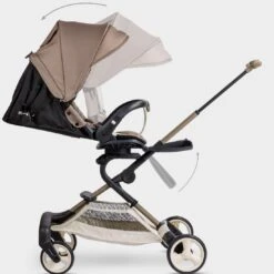 Micro Lightweight Stroller 360 Latte -Kiddies Kingdom Store HTJ