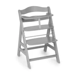 Hauck Alpha+ Grey Wooden Highchair -Kiddies Kingdom Store Hauck Alpha Grey Wooden Highchair 1