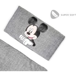Hauck Alpha Mickey Grey Highchair Pad 8 Hauck Alpha Mickey Grey Highchair Pad -Kiddies Kingdom Store Hauck Alpha Mickey grey Highchair Pad4