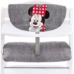 Hauck Alpha Minnie Grey Highchair Pad 8 Hauck Alpha Minnie Grey Highchair Pad -Kiddies Kingdom Store Hauck Alpha Minnie grey Highchair Pad5