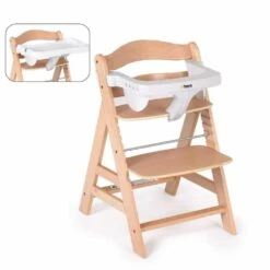 Hauck Alpha White Tray -Kiddies Kingdom Store Hauck Alpha White Tray4