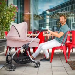 Hauck Eagle 4S Pink Carrycot -Kiddies Kingdom Store Hauck Eagle 4S Pink Carrycot8