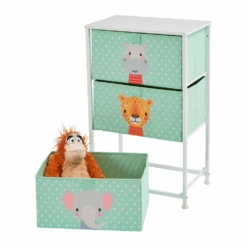 Liberty House Toys Jungle 3 Drawer Kids Storage Chest -Kiddies Kingdom Store IKJIJ 1