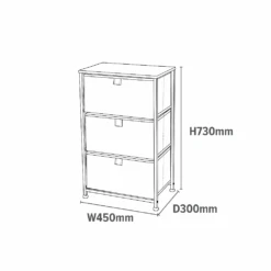 Liberty House Toys Jungle 3 Drawer Kids Storage Chest -Kiddies Kingdom Store IUYHIY 1