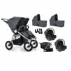 Bumbleride Indie Twin Ultimate Travel System Bundle – Dawn Grey